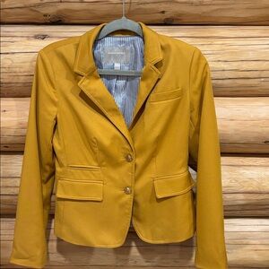 Banana Republic Mustard Yellow Blazer